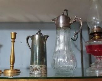 Candle holders, pitchers and more