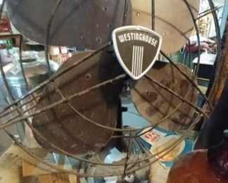 Large old Westinghouse fan