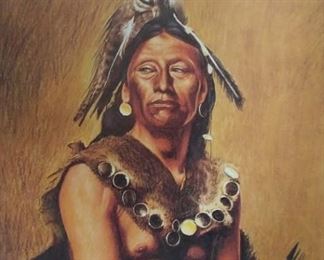Sioux Warrior print by Dan Marco