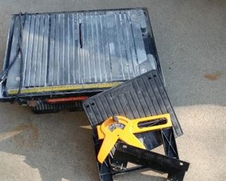 Wet saw/tile saw and attachments...works great!