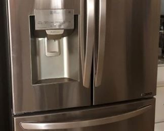 LG Stainless Refrigerator Freezer 