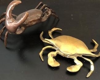 Crabs Metal and Brass