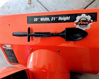 gas power snow blower 