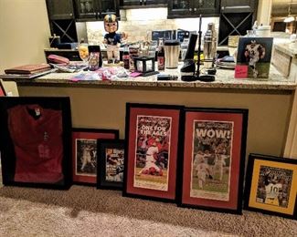 St. Louis Cardinals, Rams sports autographed signed  memorabilia 