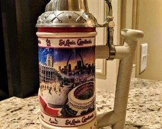 St. louis cardinals collector stein 