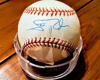 Signed baseball