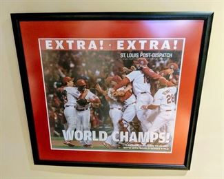 ST. Louis Cardinals baseball newspaper