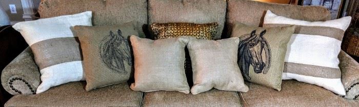throw pillows