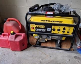 4800 watt continuous generator. Tested every year. Sell new for $599. Get it for much less!