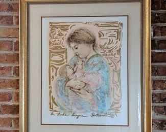 Edna Hibel lithograph