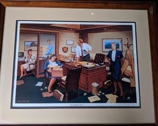 Jimmy Dyer Missing File Lithograph
Signed and numbered