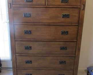 Mission style chest