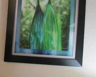 This is a photo of the blind glass blower in the Botanical Gardens photography is from owners sister