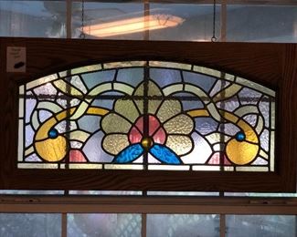 Framed stained glass
