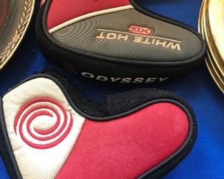 Gold club head covers