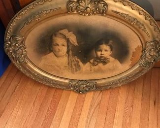 "Bubble frame" vintage picture