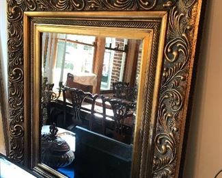 Large ornate mirror