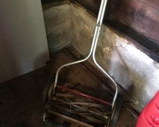 Push mower …… MANUAL push mower ….. have fun …..