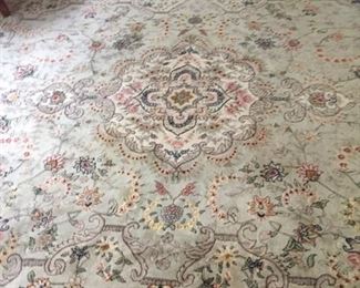 Chinese pure wool Aubusson 8'x10' room size-hand made carpet-lovely!