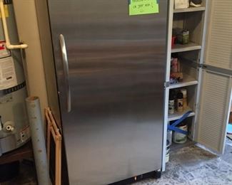 Large stainless freezer Just in time to put up the garden-nice condition!