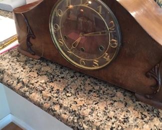 mantle clock--runs but needs to slow down