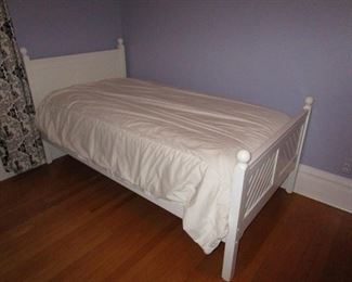 White Twin Bed (2 Available) 