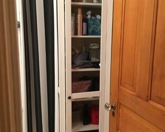 Tall White Cabinet - $50