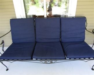 Metal Outdoor Sofa - $150