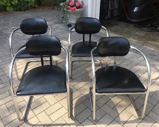 Deco Chromecraft chairs , 6 total available