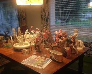 Flamingos and Frogs galore !