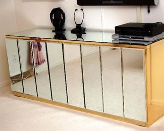mirrored credenza - mid century glam by Ello