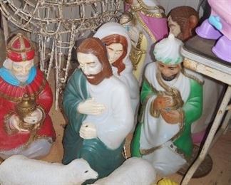 Blow Mold Nativity