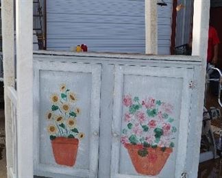 arbor, garden cabinet