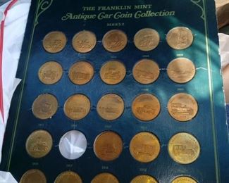ANTIQUE CAR COIN COLLECTION