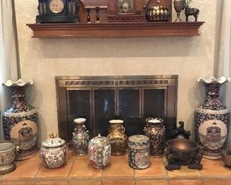 Mantle clocks and tall vases have been sold  