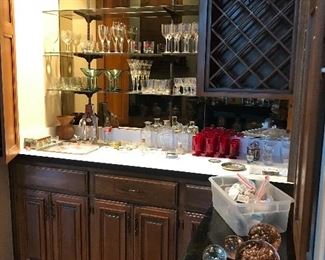 Lots of really nice glassware