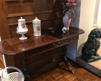 Drop leaf Lane desk is sold..Lions have been sold