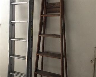 Brown ladder has sold...Metal sold