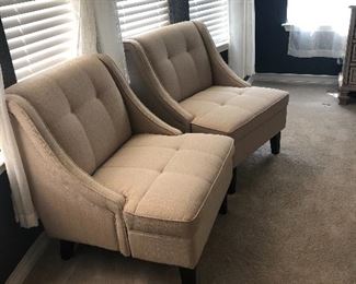 2 occasional chairs
