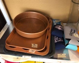 copper cookware- many pieces to choose from