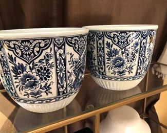 boch signed planters -great condition on these