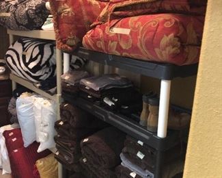 linens. bedding. etc