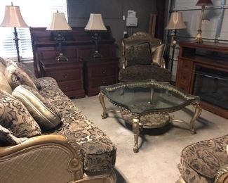 sofa -loveseat -chair- are sold as set