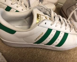superstars - have green and white and pair of black and white