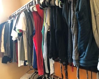 dri-fit- workout -all kinds of shirts and pants- tanks and tees for casual &-workouts