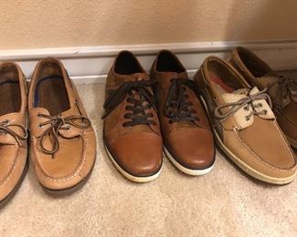 kenneth cole BROWN DRESS SHOE SOLD and sperry and lots of tennis shoes
