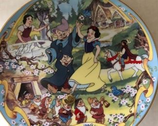 Musical Snow White plate