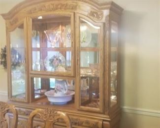 Matching dining room hutch