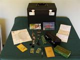 Singer 221 Featherweight case (also super clean) and many accessories, with original bill of sale, original instruction booklet, letter to buyer from Singer, keys to case, etc. This is the ultimate example of near mint, collectable, usable, Featherweight 221 sewing machines.