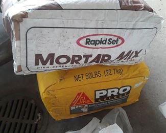 Mortar mix , and floor leveling mix